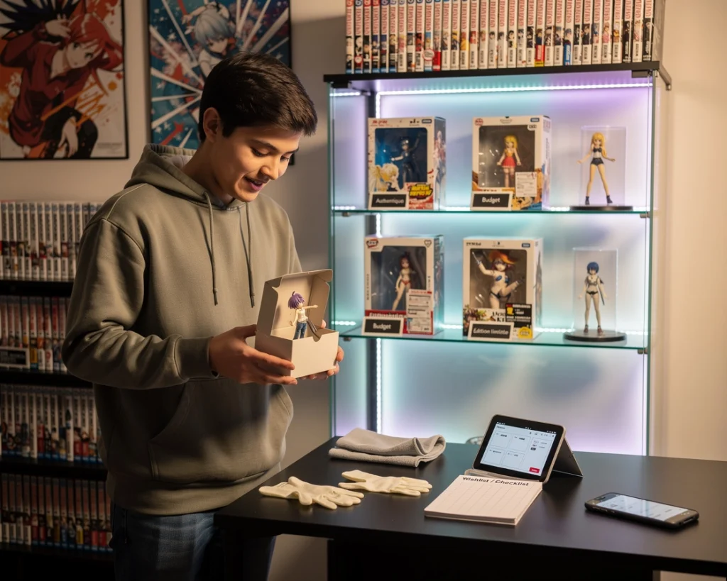 collection de figurines mangas